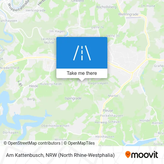 Am Kattenbusch map