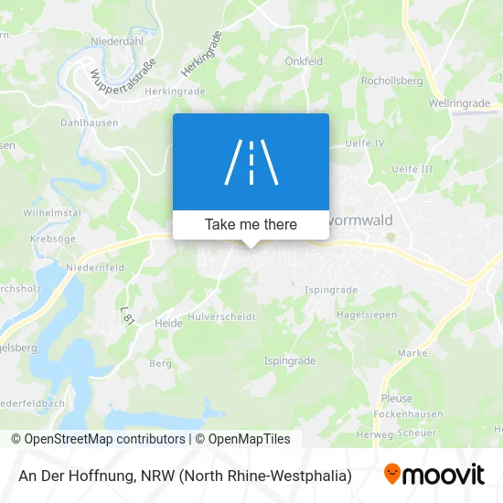 An Der Hoffnung map