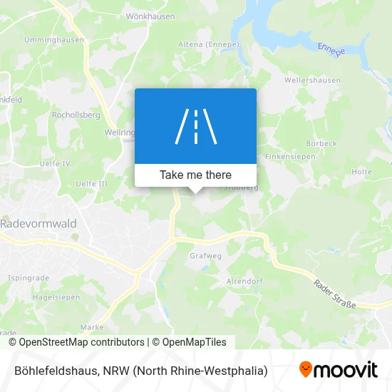 Böhlefeldshaus map