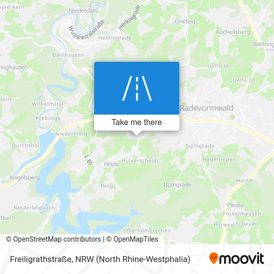 Карта Freiligrathstraße