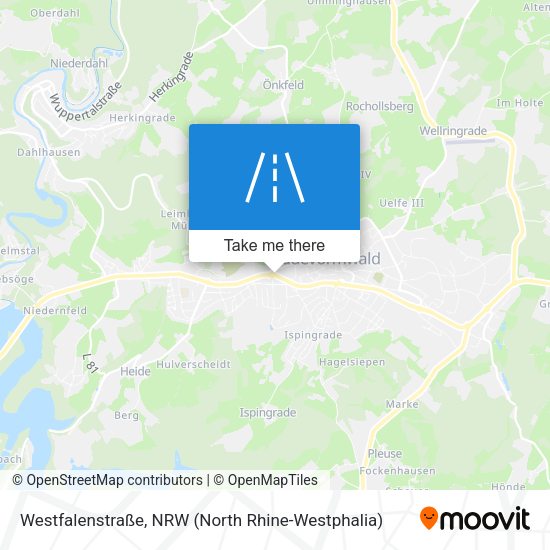 Westfalenstraße map