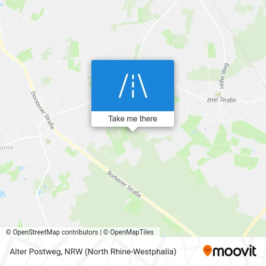 Карта Alter Postweg