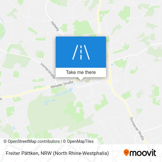 Freiter Pättken map