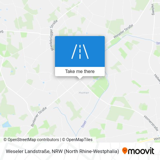 Weseler Landstraße map