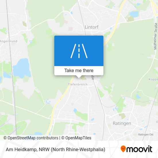 Карта Am Heidkamp