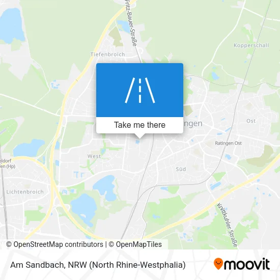 Карта Am Sandbach