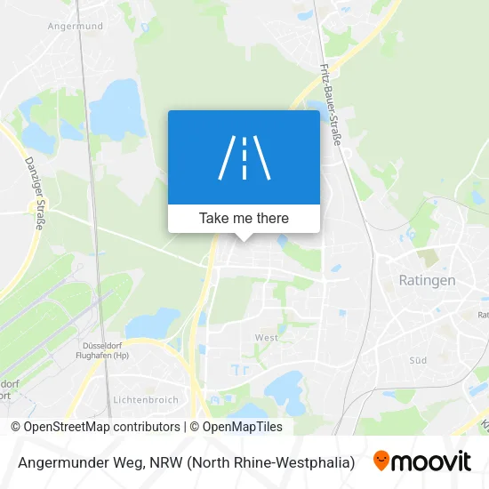 Карта Angermunder Weg
