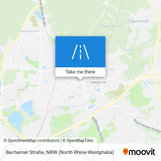 Карта Bechemer Straße