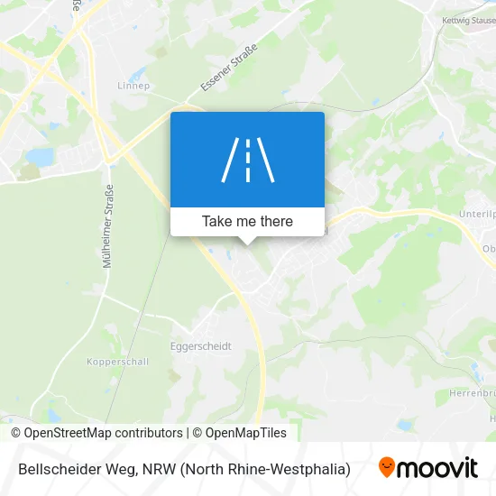Карта Bellscheider Weg