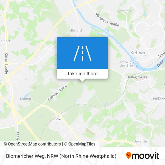 Карта Blomericher Weg