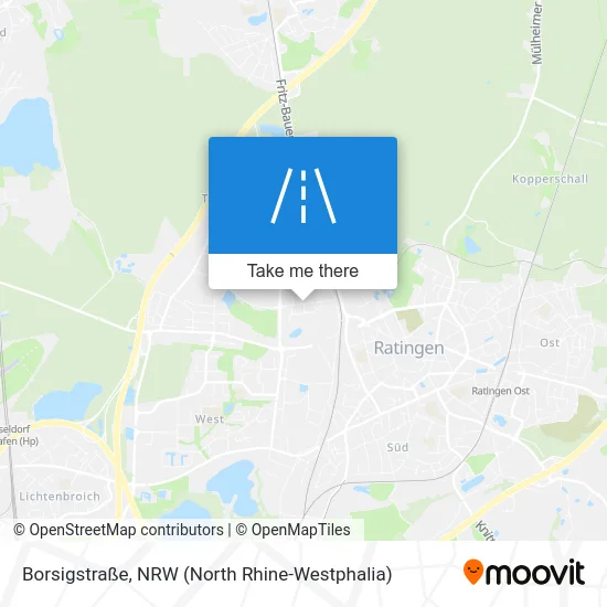 Карта Borsigstraße