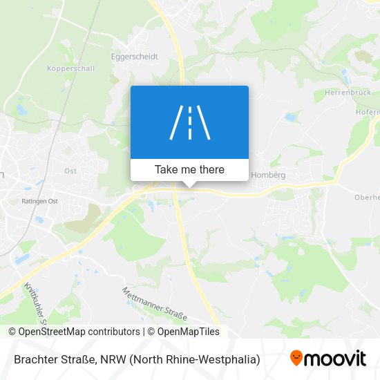 Brachter Straße map