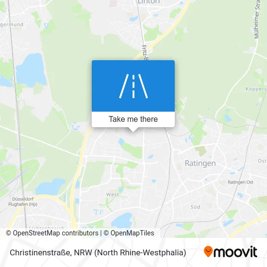 Карта Christinenstraße