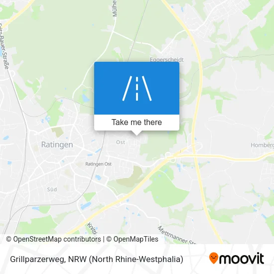 Карта Grillparzerweg