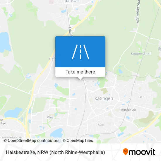 Карта Halskestraße