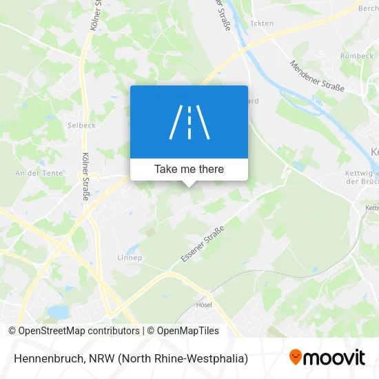 Карта Hennenbruch