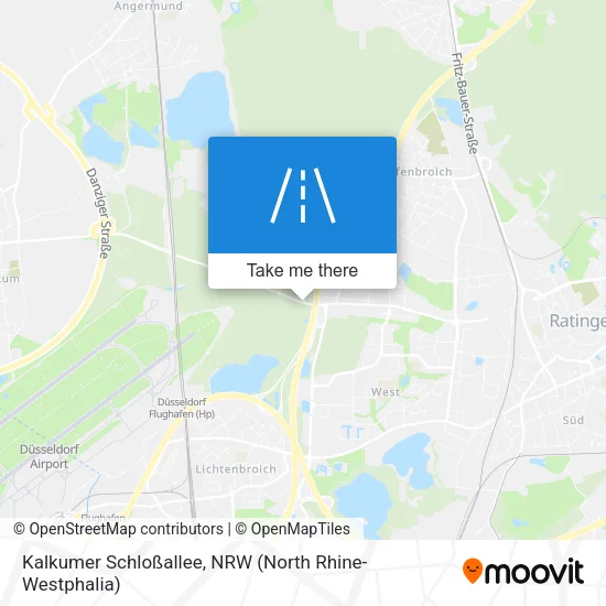 Карта Kalkumer Schloßallee