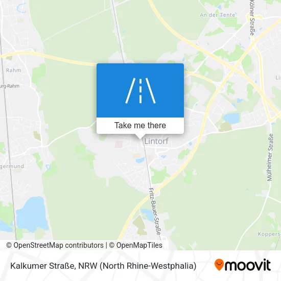 Карта Kalkumer Straße
