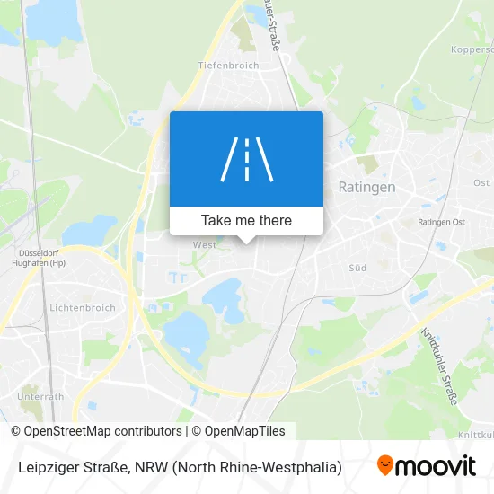 Карта Leipziger Straße