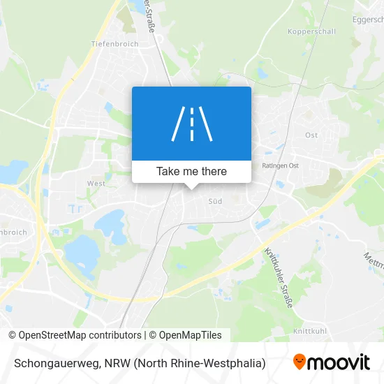 Schongauerweg map