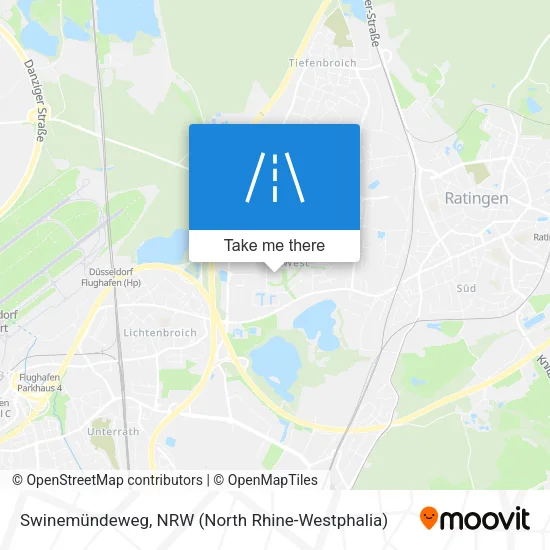 Карта Swinemündeweg