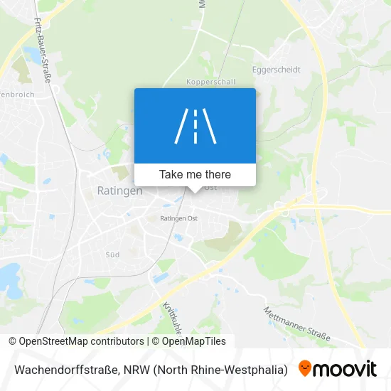 Карта Wachendorffstraße
