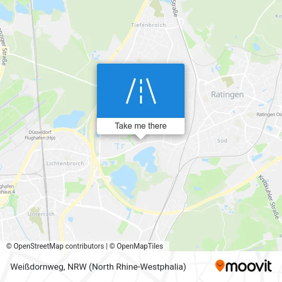 Карта Weißdornweg