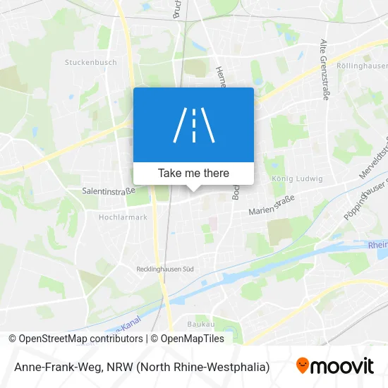 Карта Anne-Frank-Weg