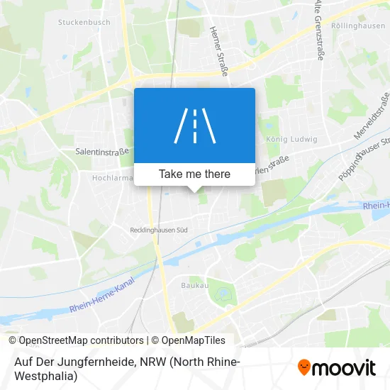 Карта Auf Der Jungfernheide