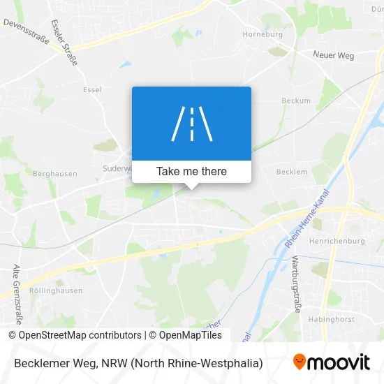 Карта Becklemer Weg