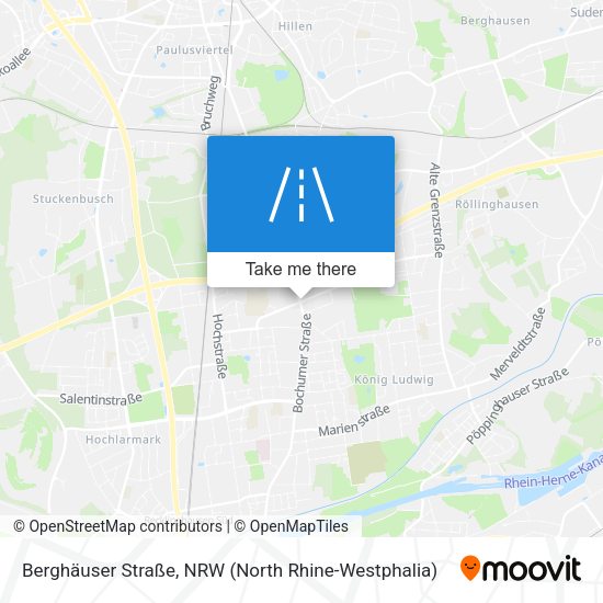 Berghäuser Straße map
