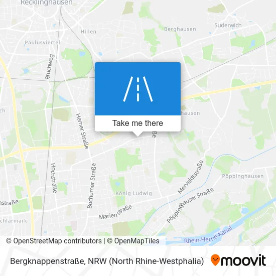 Карта Bergknappenstraße