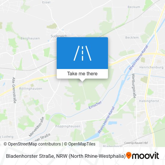 Bladenhorster Straße map