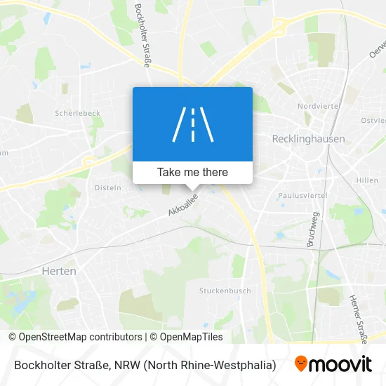 Карта Bockholter Straße