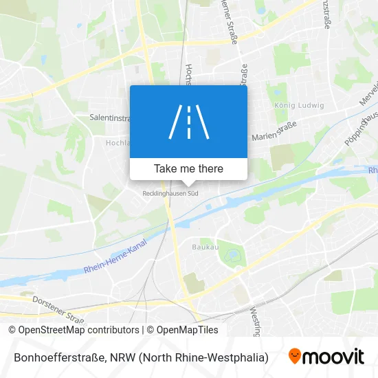 Bonhoefferstraße map
