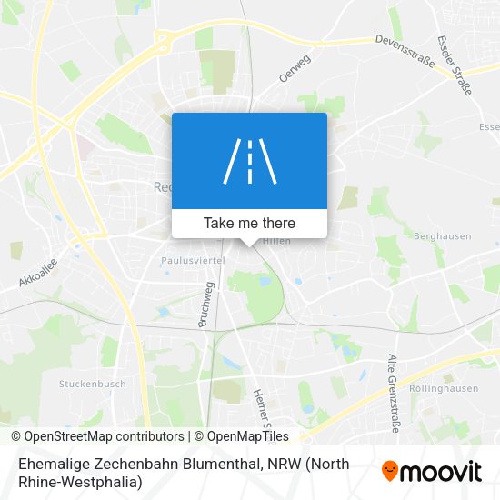 Ehemalige Zechenbahn Blumenthal map