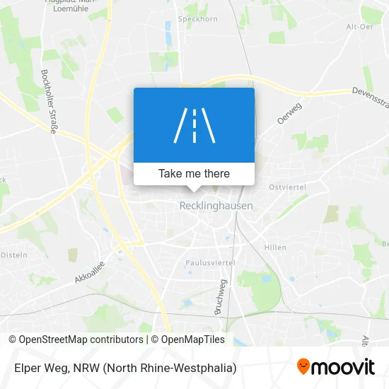 Карта Elper Weg