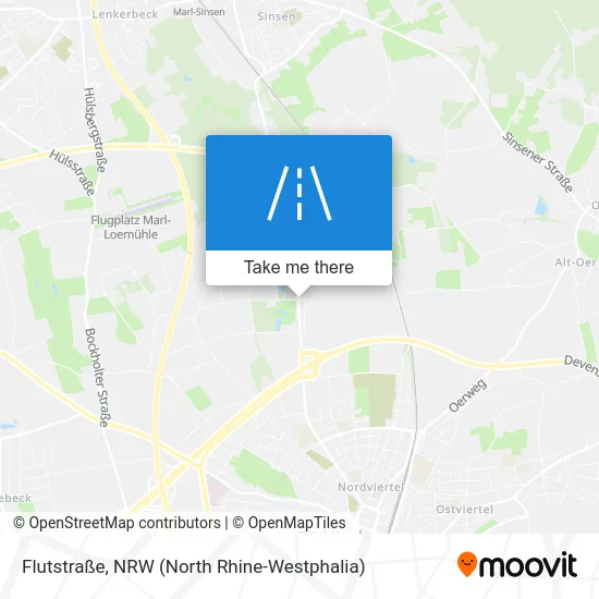 Карта Flutstraße