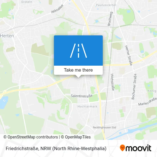 Friedrichstraße map