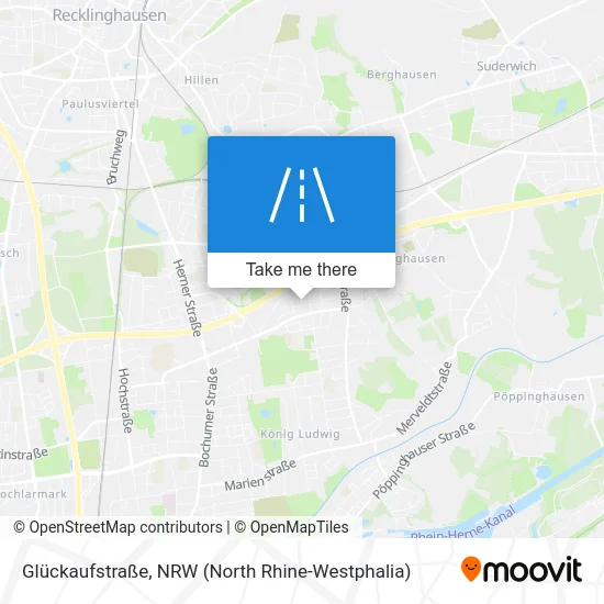 Карта Glückaufstraße