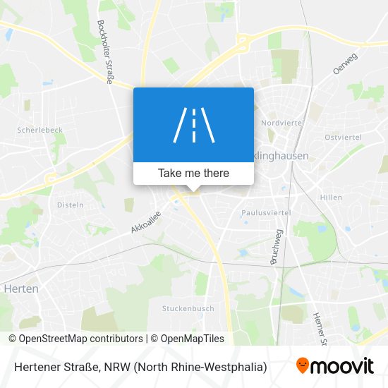 Hertener Straße map