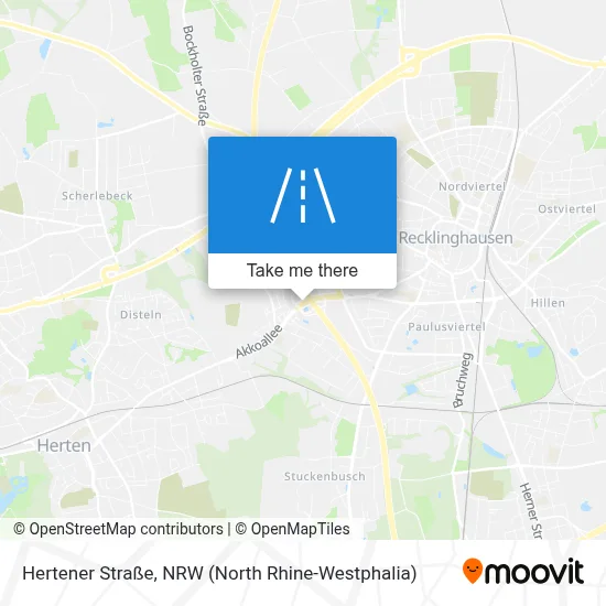 Hertener Straße map