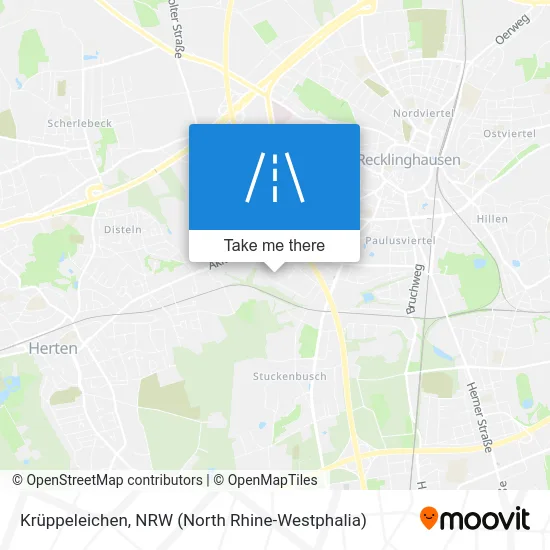 Карта Krüppeleichen