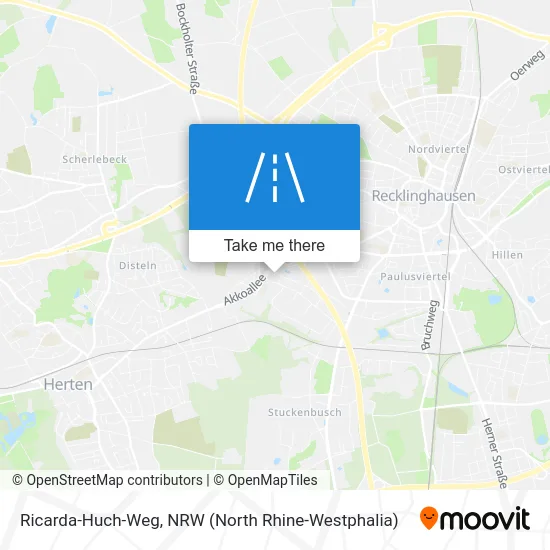 Ricarda-Huch-Weg map