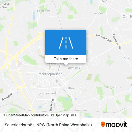 Sauerlandstraße map