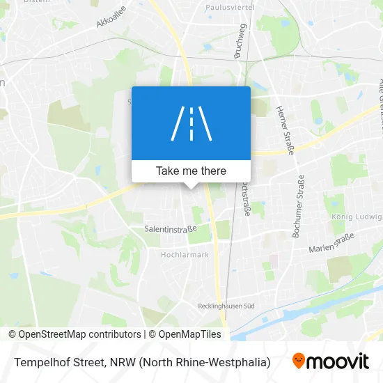 Tempelhofer Straße map