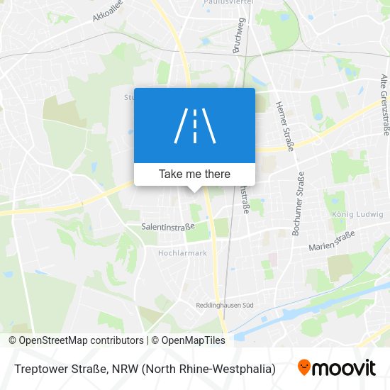 Treptower Straße map