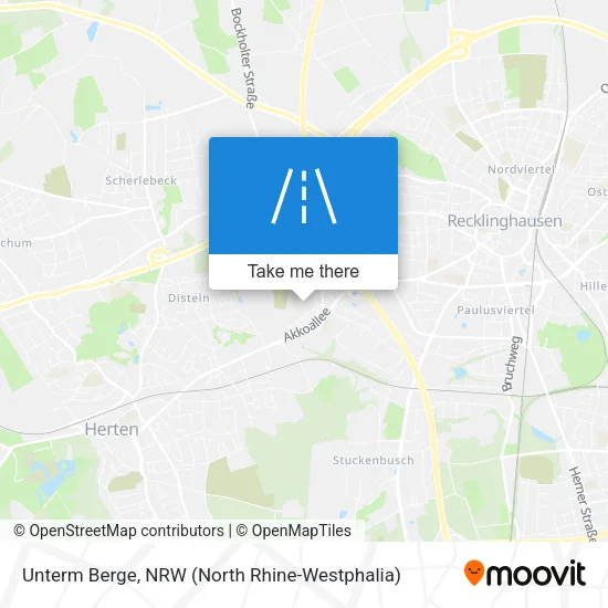 Карта Unterm Berge