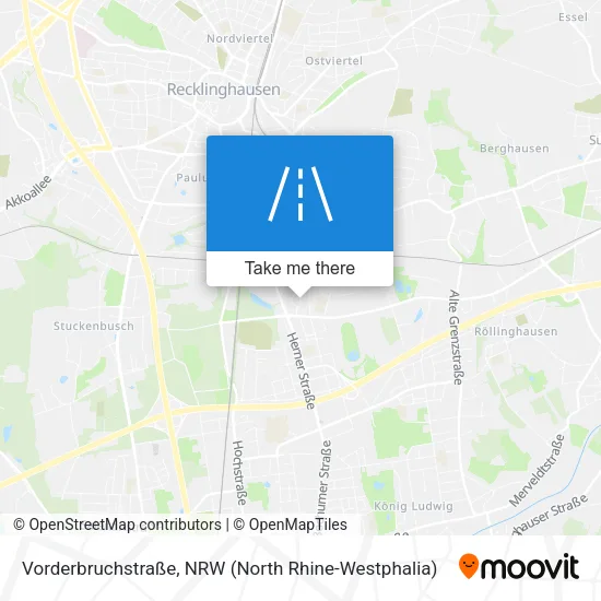 Карта Vorderbruchstraße