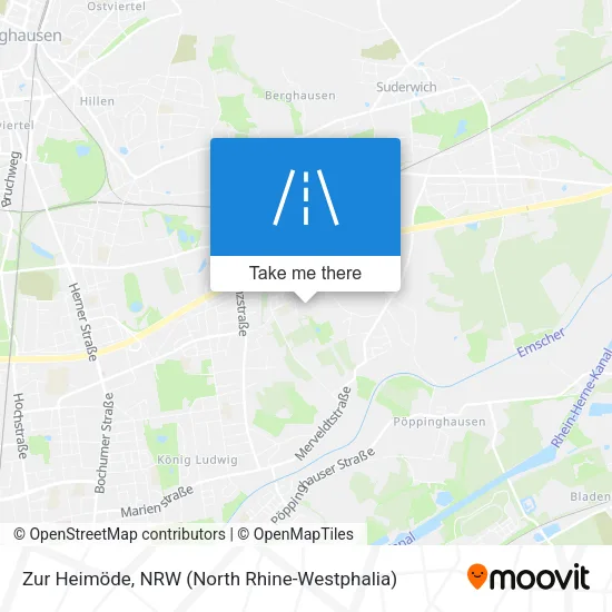 Карта Zur Heimöde